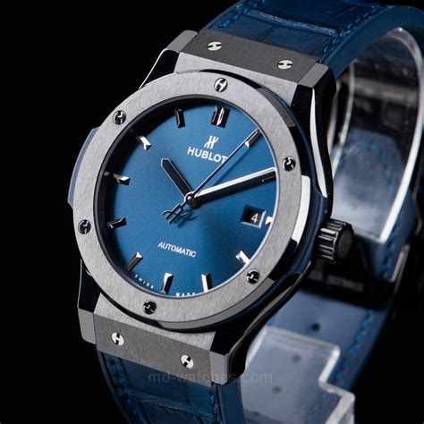 hublot blue band|hublot classic fusion ceramic blue.